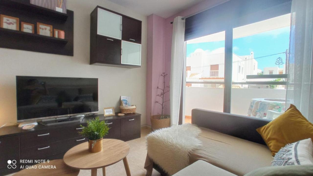 La Pita- Terraza Con Vistas Al Mar & Parking, A 1 Min De La Playa Apartment Carboneras Bagian luar foto